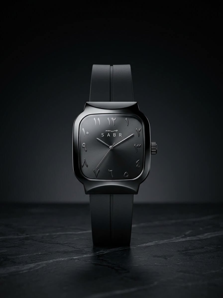 Arabic square watch